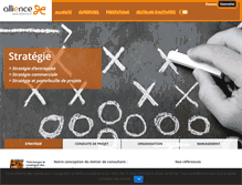 Tablet Screenshot of allience.fr